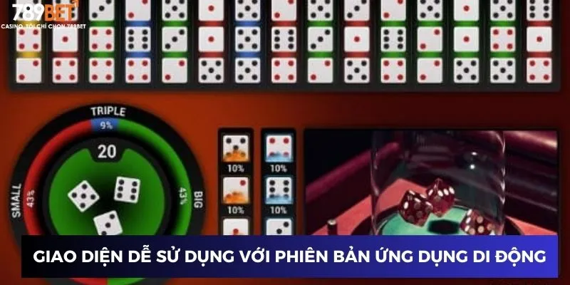 Giao diện dễ sử dụng với phiên bản ứng dụng di động