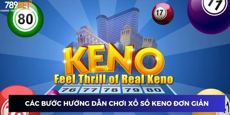 Các bước hướng dẫn chơi xổ số keno đơn giản tại 789BET