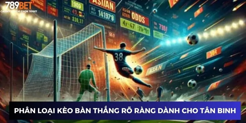Phân loại kèo bàn thắng rõ ràng dành cho tân binh
