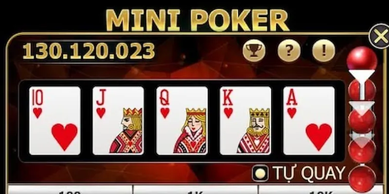 Tìm hiểu bảng trả thưởng mini poker